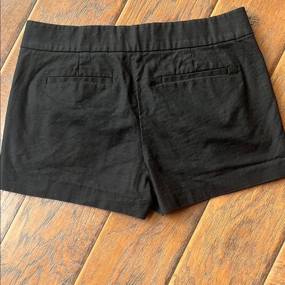 J. Crew Black High Waist Shorts with Tailored Pleats - size 6 - Picture 7 of 12